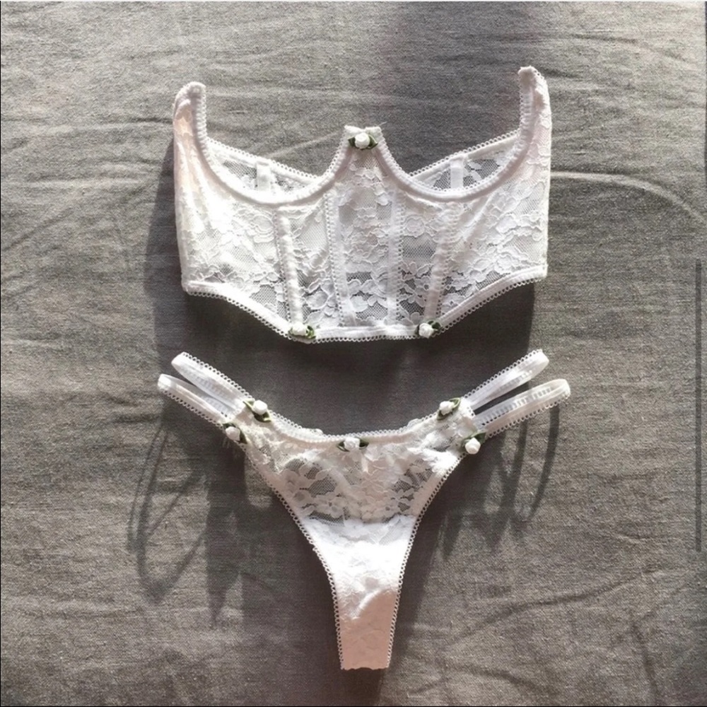 For Love & Lemons Violeta Lace Corset - Picture 4 of 9